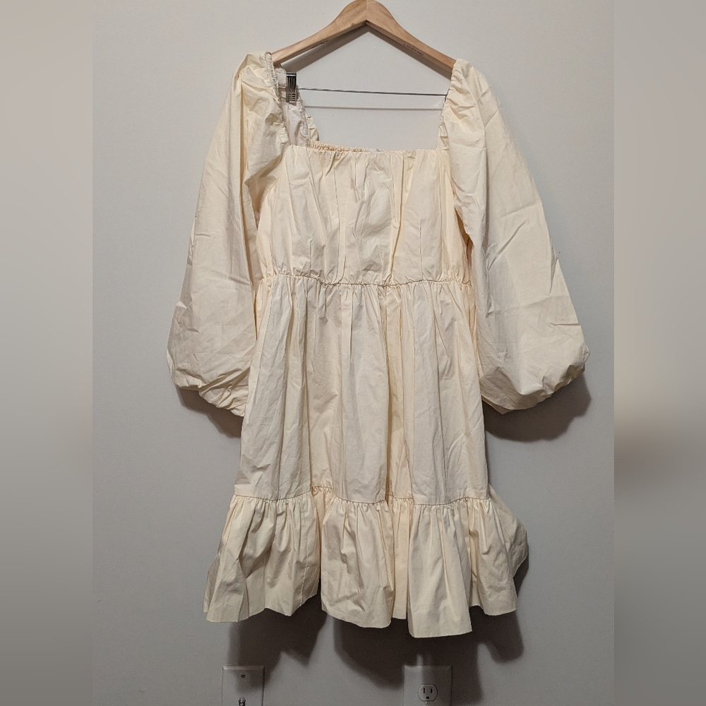 Anthropologie Cream Dress